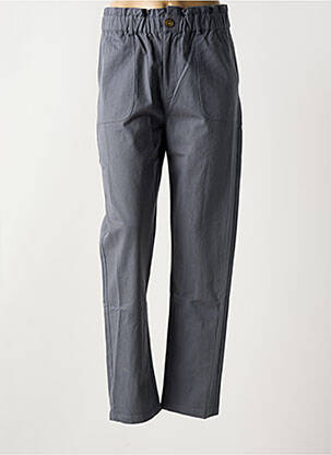 Pantalon drept gri JOLIE JOLIE PAR PETITE MENDIGOTE femeie