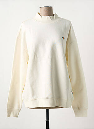 Hanorac guler rotund alb DICKIES femeie