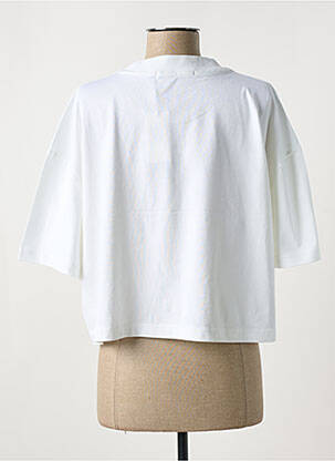 Tricou guler rotund alb CALVIN KLEIN femeie