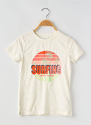 Tricou guler rotund alb NAME IT fată