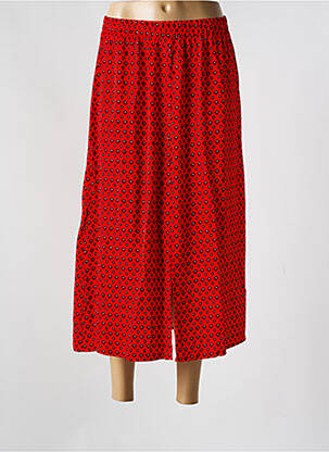 Fustă midi roșu GRACE & MILA femeie
