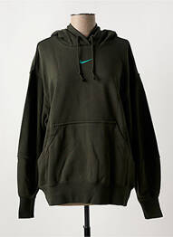 Hanorac cu glugă guler rotund verde NIKE femme