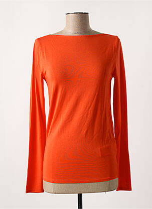 Top guler rotund portocalie CALVIN KLEIN femeie