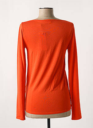 Top guler rotund portocalie CALVIN KLEIN femeie