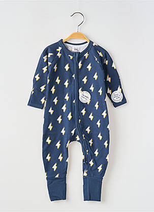 Pijama guler rotund albastru DIM copil