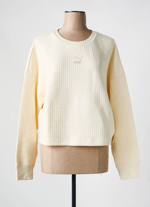 Pulover bej PUMA femeie