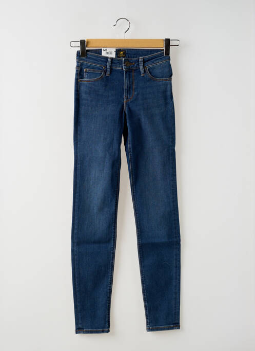 Blugi cu croială slim albastru LEE femeie