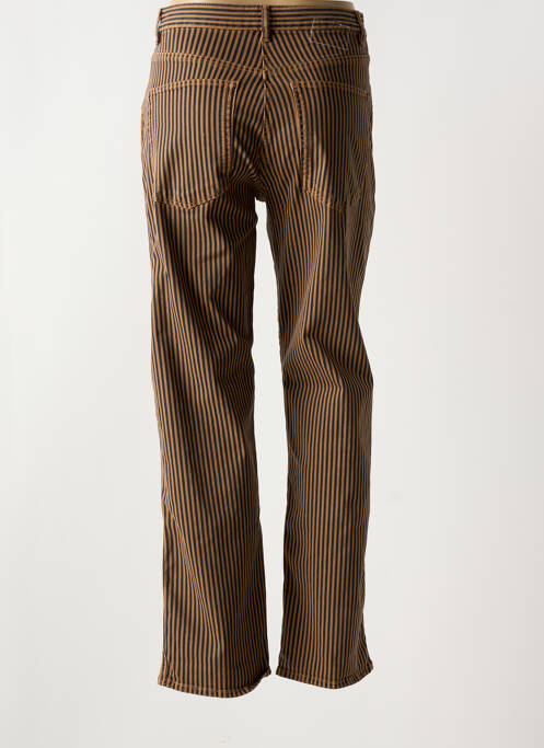 Pantalon drept maro LEON & HARPER femeie