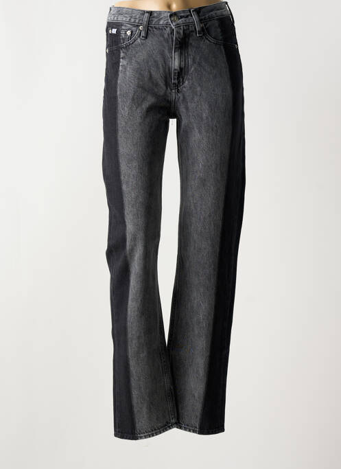 Blugi cu croială dreaptă negru CALVIN KLEIN femeie