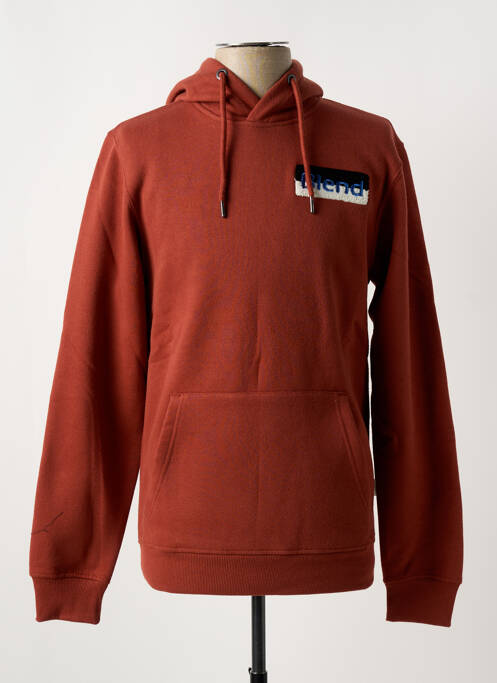 Hanorac cu glugă maro BLEND bărbat