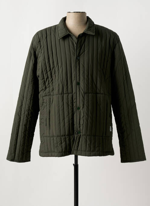 Geacă matlasată verde RAINS bărbat