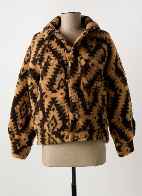 Palton scurt maro BANANA MOON femeie