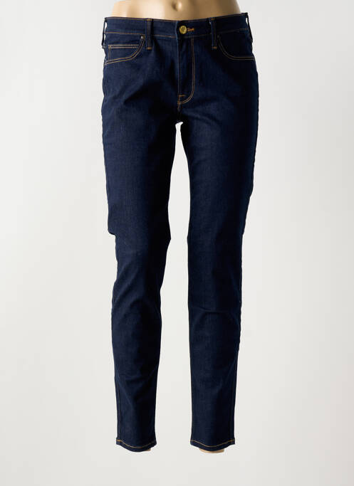 Blugi cu croială slim albastru LEE femeie