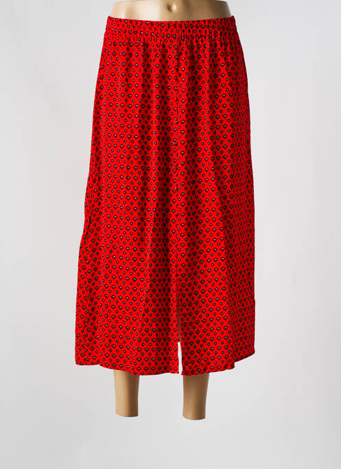 Fustă midi roșu GRACE & MILA femeie