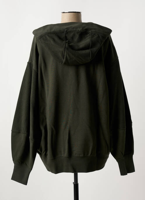 Hanorac cu glugă verde NIKE femeie