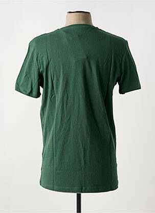Tricou guler rotund verde JACK & JONES bărbat