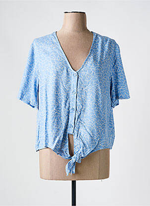 Cămașă albastru PIECES femeie