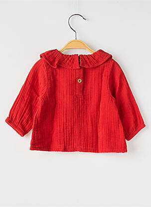 Top guler claudine portocalie PETIT BATEAU fată