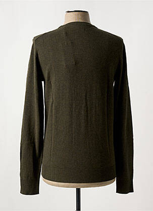 Pulover guler rotund verde JACK & JONES bărbat