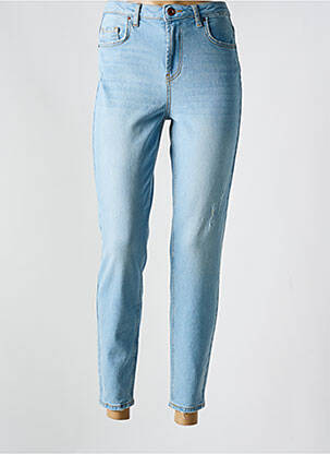 Blugi croială Mom albastru PIECES femeie