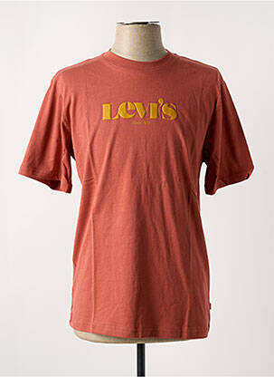 Tricou guler rotund maro LEVI'S bărbat