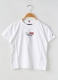 Tricou guler rotund alb TOMMY HILFIGER garcon