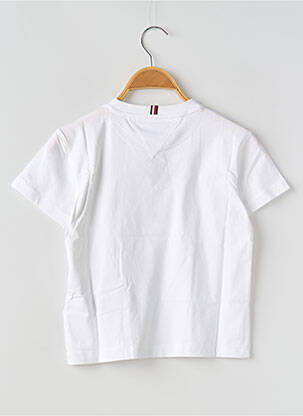 Tricou guler rotund alb TOMMY HILFIGER băiat