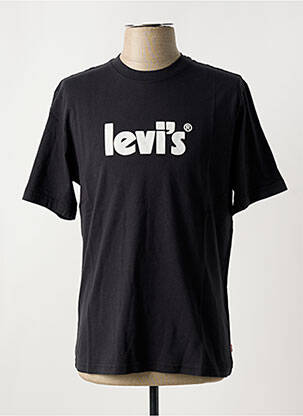 Tricou guler rotund negru LEVI'S bărbat