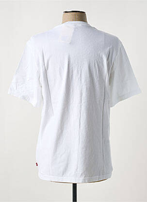 Tricou guler rotund alb LEVI'S bărbat