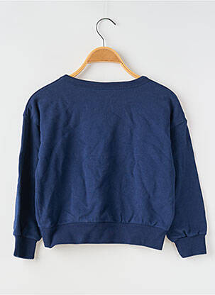 Hanorac guler rotund albastru PETIT BATEAU băiat