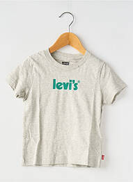 Tricou guler rotund gri LEVIS garcon