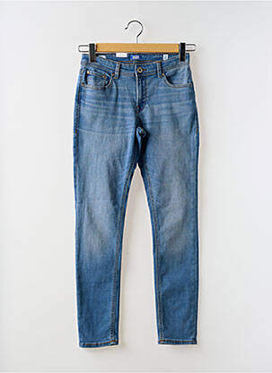 Blugi cu croială slim albastru JACK & JONES băiat