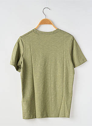 Tricou guler rotund verde JACK & JONES băiat