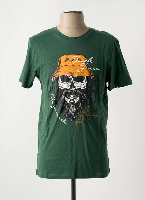 Tricou verde JACK & JONES bărbat