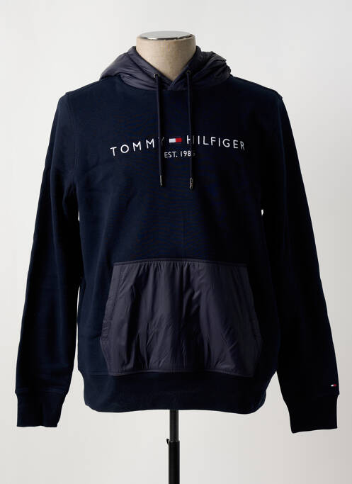 Hanorac cu glugă albastru TOMMY HILFIGER bărbat