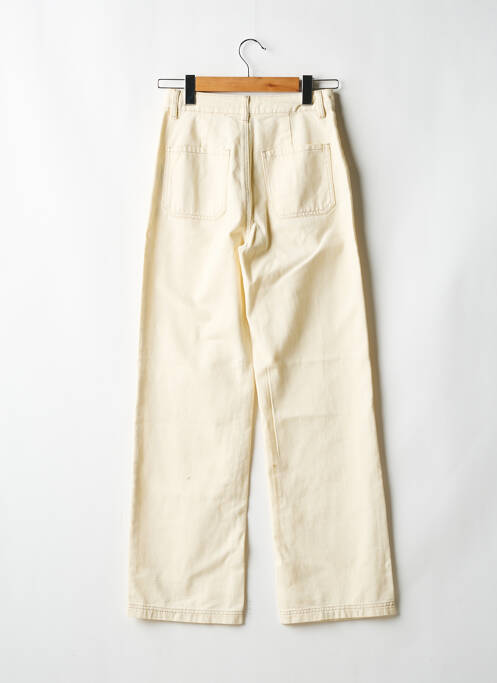 Blugi cu croială largă bej VILA femeie