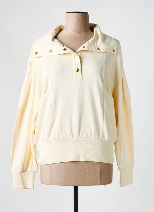 Hanorac alb PIECES femeie