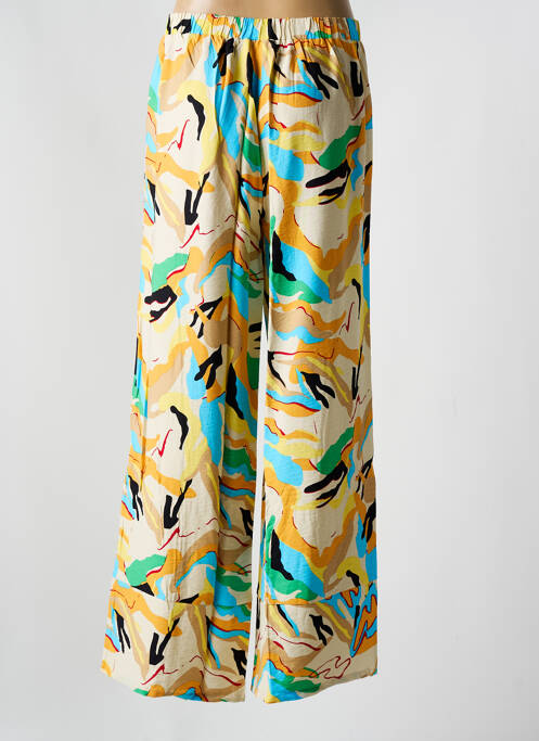 Pantalon larg bej VILA femeie