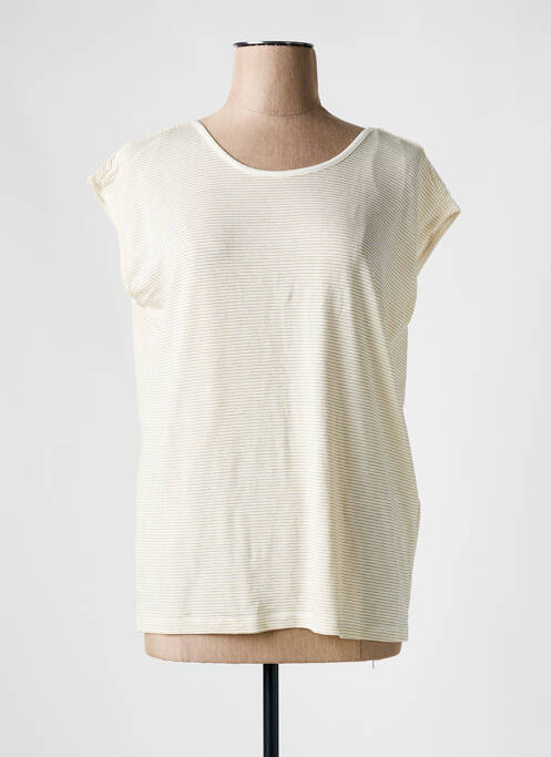 Tricou alb PIECES femeie