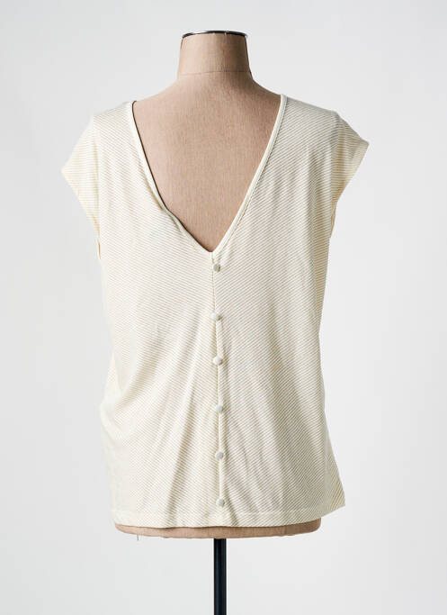 Tricou alb PIECES femeie