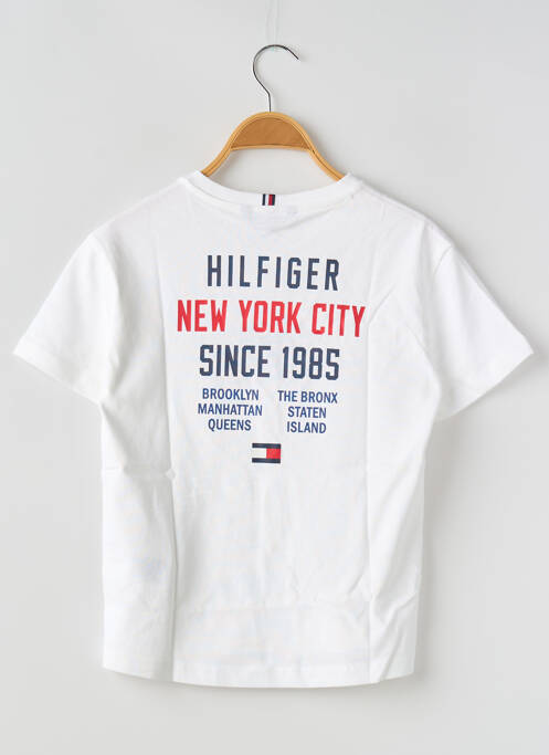 Tricou alb TOMMY HILFIGER băiat