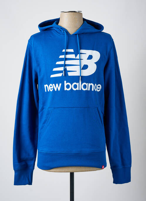 Hanorac cu glugă albastru NEW BALANCE bărbat