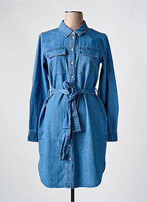 Rochie scurtă albastru PIECES femeie