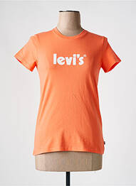 Tricou guler rotund portocaliu LEVI'S femeie