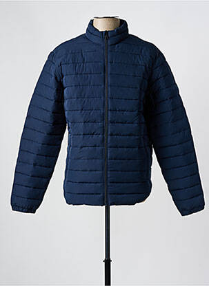 Geacă matlasată guler col înalt albastru JACK & JONES bărbat