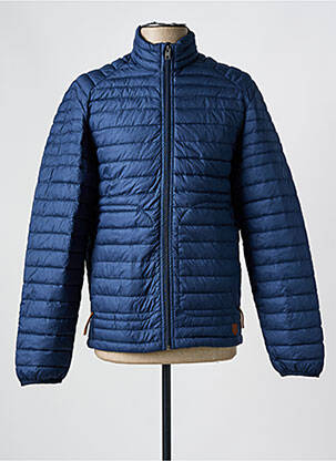 Geacă matlasată guler col înalt albastru JACK & JONES bărbat