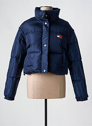 Geacă matlasată guler col înalt albastru TOMMY HILFIGER femeie