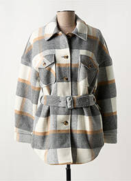 Jachete casual gri PIECES femeie