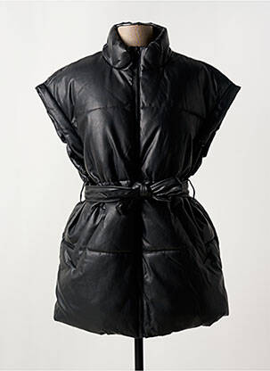 Geacă matlasată negru PIECES femeie