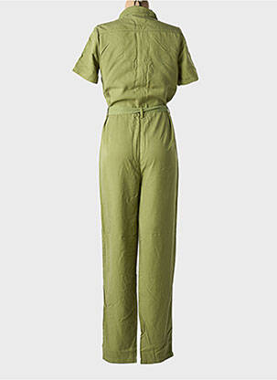 Salopetă-pantalon guler în v verde VILA femeie